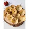 Decoración Artesanal DIY Flor de Madera Flor Rosa Planta Creación de Entorno para Jardín de Infancia Material de Flor Seca Decoración Colgante de Interior Flor Enrollada de Madera