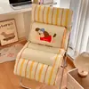 Cojín de Asiento con Respaldo Integrado y Soporte Lumbar para Coche, Dormitorio, Habitación, Mirador, Tatami Perezoso de Estudiante y Estar Prolongado