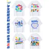 Uniforme Personalizado para Formatura do Ensino Fundamental Camiseta para Festa Esportiva de Verão da Sexta Série Manga Curta DIY Camisa Cultural Infantil para Jardim de Infância