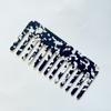 Novo coreano ins Textura Mármore Acético Placa Pente Candy Color Girl Hair Comb