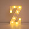 Venda quente 26 Inglês letras luzes LED símbolo modelagem luzes digitais aniversário confissão proposta atmosfera decorativo luzes coloridas
