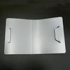 Fábrica de Shenzhen para cuadernos con tapa blanca esmerilada, carpeta transparente de hojas sueltas, cubierta creativa para cuadernos.