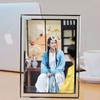 Marco de fotos de cristal Yaxuan de la canción TNT de la Liga Juvenil del Times, pintura de 7, 6 y 5 pulgadas, marco de fotos de vidrio periférico, decoración de mesa