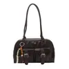 Estilo Casual Simples Europeu e Americano Outono 2025 Nova Bolsa de Mão Grande Capacidade para o Dia a Dia Bolsa Boston de Ombro/Axila
