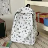 Comercio Exterior Mochila Impresa de Gran Capacidad Simple para Mujer Mochila Casual Ligera para Estudiante de Secundaria Estudiante de Preparatoria Mochila Escolar Versátil