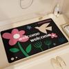 Alfombrilla antideslizante con ventosa para suelo de animalito cachorro, para niños, ancianos, mujeres embarazadas, baño, ducha, resistente a caídas, ventosa