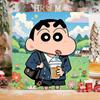 Pintura al óleo digital de Crayon Shin-Chan, colorear DIY, pintado a mano, pintura al óleo de dibujos animados para niños, regalo de cumpleaños, colorear de dibujos animados