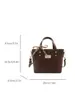 Bolsas para Mulheres 2025 Novo Estilo Textura de Alta Qualidade Design de Nicho Outono e Inverno Retro Versátil Bolsa Transversal Bolsa de Mão Tipo Balde