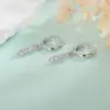 Item Mais Vendido Internacional da Lista de Desejos da Amazon: Brincos Longos em Tira com Diamantes Cintilantes e Pingente de Gota, Presilhas de Orelha Geométricas Minimalistas com Strass Atacado
