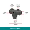Accesorios para bomba de aire ensamblaje de interruptor de control de compresor de aire transmisión por correa viga transversal de cinco vías seis vías manija de hierro soporte de salida de aire