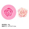 Molde de Silicona Flor de Margarita Rosa Girasol DIY Flor de Durazno Loto Molde para Pastel Fondant Difusor de Aroma Yeso Chocolate
