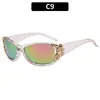 Estilo Europeo y Americano Mariposa de Metal Personalizada Gafas de Sol Modernas Versátiles Moda Retro Ojo de Gato Protección Solar para Vacaciones Gafas de Sol Transfronterizas