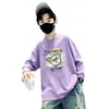 Camiseta de manga larga para niño 100% algodón 2026 nuevo estilo de otoño camiseta interior para niño camiseta básica para niño estilo primavera y otoño