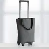 Carrito de compras manos libres, carrito pequeño de arrastre, carrito de bolsa de compras portátil plegable para el hogar