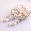 Cuentas sueltas de 23 mm con forma de estrella de cinco puntas Mabei, antiarañazos, con orificio pasante, hechas a mano, para cadena de teléfono móvil, accesorios de joyería