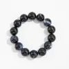 Collar Corto Gargantilla Dopamina Colorido Estilo Transfronterizo Europeo y Americano Collar Francés Sencillo de Cuentas Teñidas Accesorio