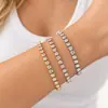 Brocado de nube pulsera de garra hip-hop europeo y americano pulsera de diamante hip-hop cadena de diamantes de imitación deseos explosiones