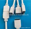 Conector macho y hembra de 4 pines de orificio redondo línea de conexión de barra de luz LED zócalo de controlador barra de luz RGBW cabezal macho y hembra de 5 pines