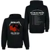 Moletom com Capuz Estilo Rock Dark com Pulseira de Metal Masculino Street Hip-Hop Blusa com Capuz Outono e Inverno Roupas Masculinas Personalizadas