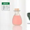 Botella de Vidrio, Botella de Vino Transparente de Grado Alimenticio, Botella de Vino de Frutas de Alta Gama, Botella de Vino de Ciruela Verde, Vino de Sopa de Ciruela Ácida, Botella para Bebida de Té con Leche