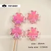 Acrílico Desenho Animado Animalzinho Fofo Laço Coração Bolsa Pendente Chaveiro Acessório Feito à Mão