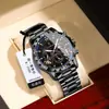 Reloj Multifuncional de Fase Lunar para Hombre Poedagar Nuevo Reloj de Cuarzo Impermeable Luminoso Reloj de Transmisión en Vivo Exportación