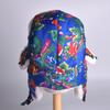 Sombrero Lei Feng del noreste con flores grandes de estilo étnico para mujer, de invierno, con forro polar grueso, protección para las orejas, de algodón, para exteriores, resistente al frío y al viento para ciclismo.