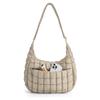 Bolsa de Nube Plegada Transfronteriza de Alta Calidad, Bolso de Hombro Cruzado, Bolso de Mano, Bolsa de Empanadilla, Bolso de Algodón Relleno Esponjoso para Mujer en Stock