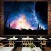 Fondo de tela de cielo estrellado lunar tela colgante ins lienzo para habitación tapiz de sala de estar pared de fondo de mesita de noche tela para pared de dormitorio de celebridad de internet