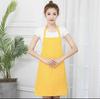 Delantal Publicitario Estilo Coreano con Impresión de Logo para Cocina, Tienda de Té con Leche, Restaurante, Ropa de Trabajo para Supermercado, Delantal de Moda sin Mangas con Cuello Halter