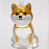 Llavero conmemorativo para mascotas, linda caja transparente para guardar pelo de mascotas, colgante de llavero creativo, al por mayor, transparente