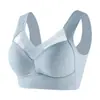 Sujetador Deportivo sin Costuras Estilo Chal Talla Grande Transfronterizo Estilo Europeo y Americano Sujetador de Seda Helada Push-Up Tube Top