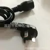 Venta al por mayor del fabricante Cable de Olla Arrocera Olla Arrocera de Tres Agujeros Abs+Pc Cable para Host de Escritorio Monitor Impresora Cable de Proyección