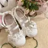 ZapatosLolita Dulces y Lindos Estilo Palacio Nuevo 2025 Zapatos Mary Jane Pequeños de Cuero para Niñas y Princesas