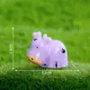 Musgo Transfronteiriço Micro-paisagem Criativo Fofo Mini Vaquinha Jardinagem DIY Acessórios de Decoração Micro Miniaturas