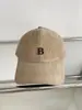 Boné de Baseball de Veludo com Letra B Coreana para Mulheres, Novo Estilo Outono e Inverno, Boné Simples e Versátil com Top Macio para Homens, Tendência Versão Coreana