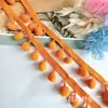 Em Estoque 35 Cores Guarnição de Renda com Pompons 1cm Canto Reto Cortina de Bolas Tecido Colorido com Pompons Decoração DIY Direto do Fabricante
