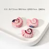 Miel Rosa Corazón Cerámica Cuentas Calabaza Cuentas Tulipán Lluvia Mariposa Pulsera Collar de Cuentas DIY Accesorios Hechos a Mano