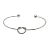 Versión coreana de pulsera abierta simple Pulsera de amor con letra inglesa Joker europea y americana pulsera de metal pulsera al por mayor