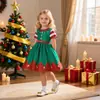 Vestido Navideño para Niños Papá Noel Copo de Nieve Ciervo Dibujos Animados Disfraz Vestido Navideño Disfraz de Performance para Niños