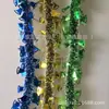Guirlanda de Fios Metálicos para Decoração de Casa, Atacado do Fabricante, Fitas de Fios Metálicos para Casamento e Decorações Pendentes, Suprimentos Atacado para Decoração de Aniversário