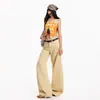 Jeans Retro Americanos de Moda 2026, Pantalones Largos hasta el Suelo, Nuevo Estilo Primavera/Verano, Pantalones Rectos Largos de Pierna Ancha Teñidos Asute para Mujer