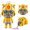 Robot Pastel Día del Niño 1 de Junio Decoración Gashapon Transformación Niño Horneando Fiesta de Cumpleaños Bebé Niños 1 de Junio