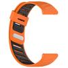 Adecuado para Huawei Gt5 Pulsera de Silicona Bicolor Samsung Galaxy Watch3 Correa de Silicona Bicolor de 22 mm con Orificio Oblicuo