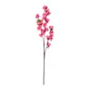 Ramas de flor de durazno artificial al por mayor para decoración de bodas, accesorios de fotografía, arreglos florales, flores artificiales de seda de plástico, ramas de flor de durazno artificiales