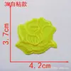 Tamanho pequeno, médio e grande autoadesivo bordado de flor de rosa adesivo de tecido patch branco patch decorativo para roupas flor de tecido acessórios de vestuário