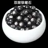 Ojo de oro doble natural ojo de oro obsidiana cuentas sueltas cuentas redondas obsidiana productos semiacabados pulsera collar para hombre y mujer cuentas de mano