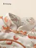Vestido Cheongsam Tendência Inverno Estilo Chinês para Bebês, Novo Vestido de Algodão Estilo Chinês para Crianças com Bordas Desfiadas