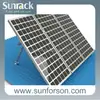 Fornecido Diretamente pelo Fabricante, Suportes de Montagem para Painéis Solares de Telhado Plano em Liga de Alumínio, Suportes Fotovoltaicos de Base de Cimento para Solo