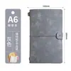 Cuaderno vintage A6 con correa, diario de viaje, opción premium transfronteriza, personalización de caja de regalo de cuaderno de papel kraft